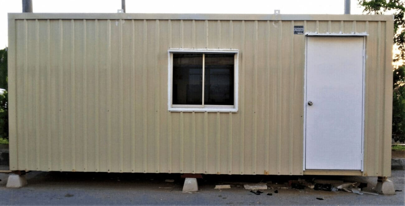 Light Duty Portable Cabin | Economy - PPGI Deck & Steel Frame Finished (NO Window & NO Electrical)