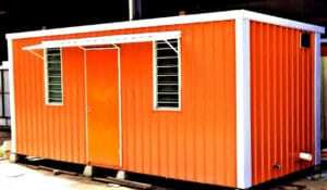 Light Duty Portable Cabin | Economy - PPGI Deck & Steel Frame Finished (NO Window & NO Electrical)