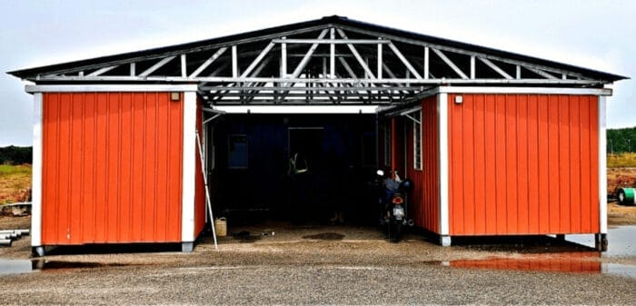 Heavy Duty Portable Cabin | Super Deluxe - Insulated Sandwich Panel System - 100% Steel / NO Timber