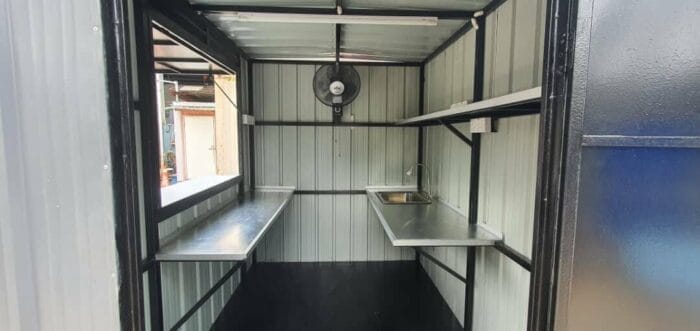 Kiosk Portable Cabin | Economy – PPGI Deck & Steel Frame Finished