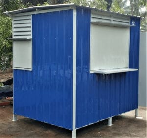 Kiosk Portable Cabin | Economy – PPGI Deck & Steel Frame Finished