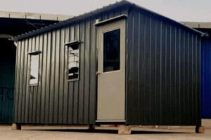 Light Duty Portable Cabin | Economy - PPGI Deck & Steel Frame Finished (NO Window & NO Electrical)