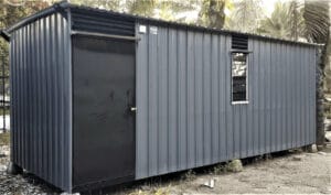 Light Duty Portable Cabin | Economy - PPGI Deck & Steel Frame Finished (NO Window & NO Electrical)